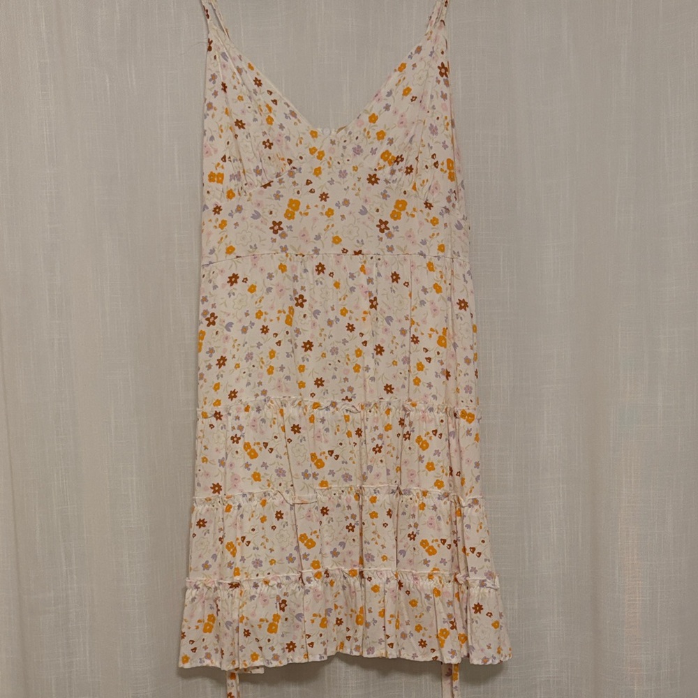Floral Spaghetti Strap Dress